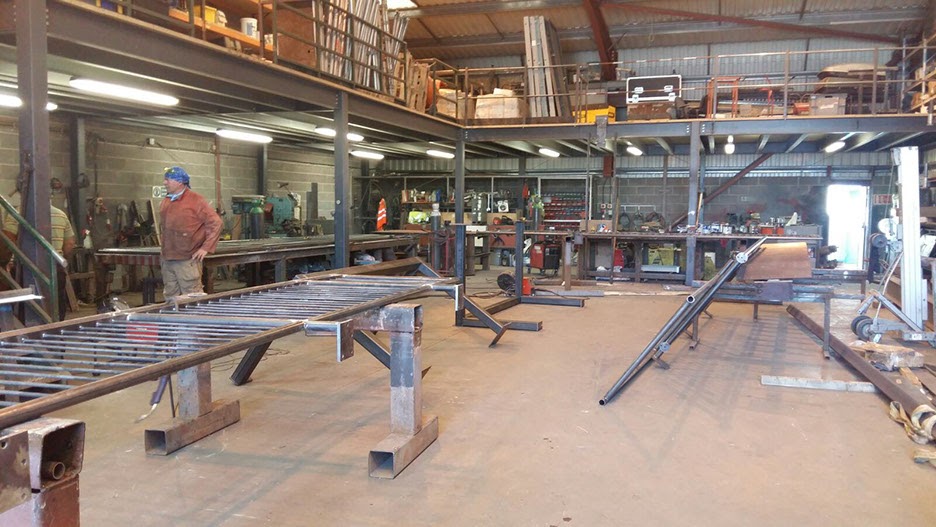 Fabrication is carried out at our Sherburn-in-Elmet premises for all hot rolled steel products and galvanising and powder coating services.